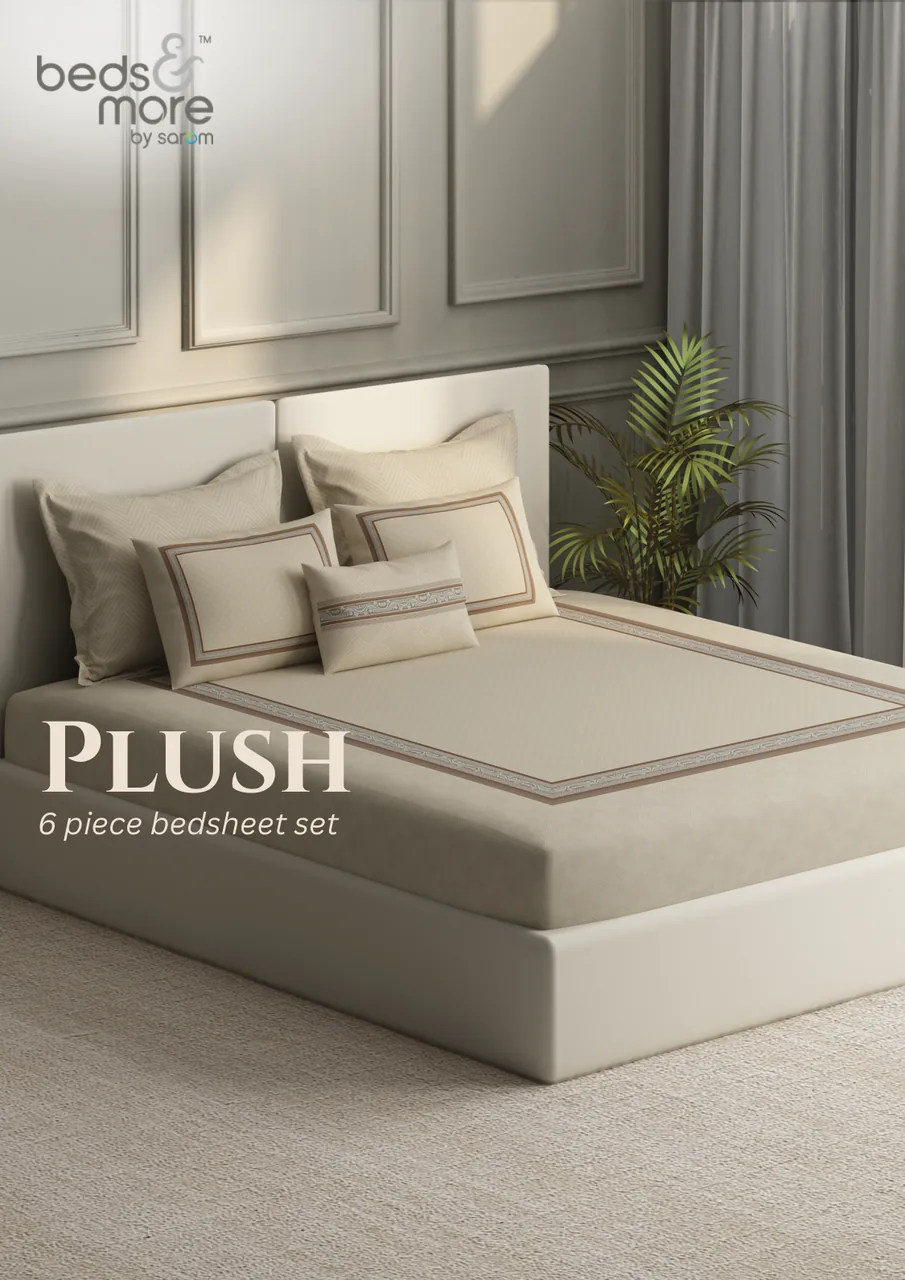 Plush, bedsheet set by Beds & More