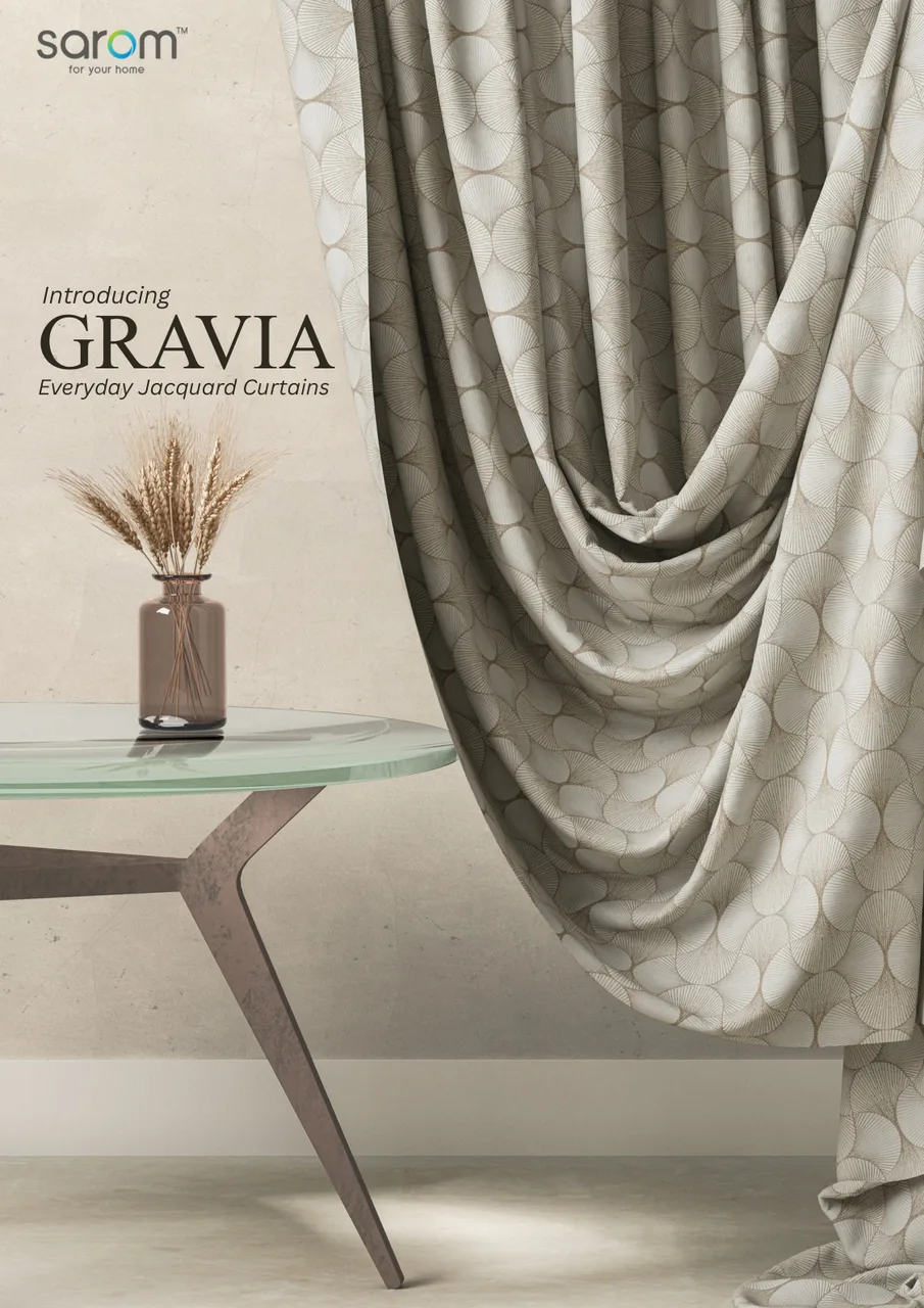 Gravia, jacquard curtain by SJ