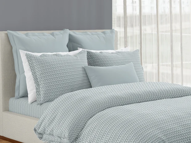 Sarom bedding in a bedroom setting