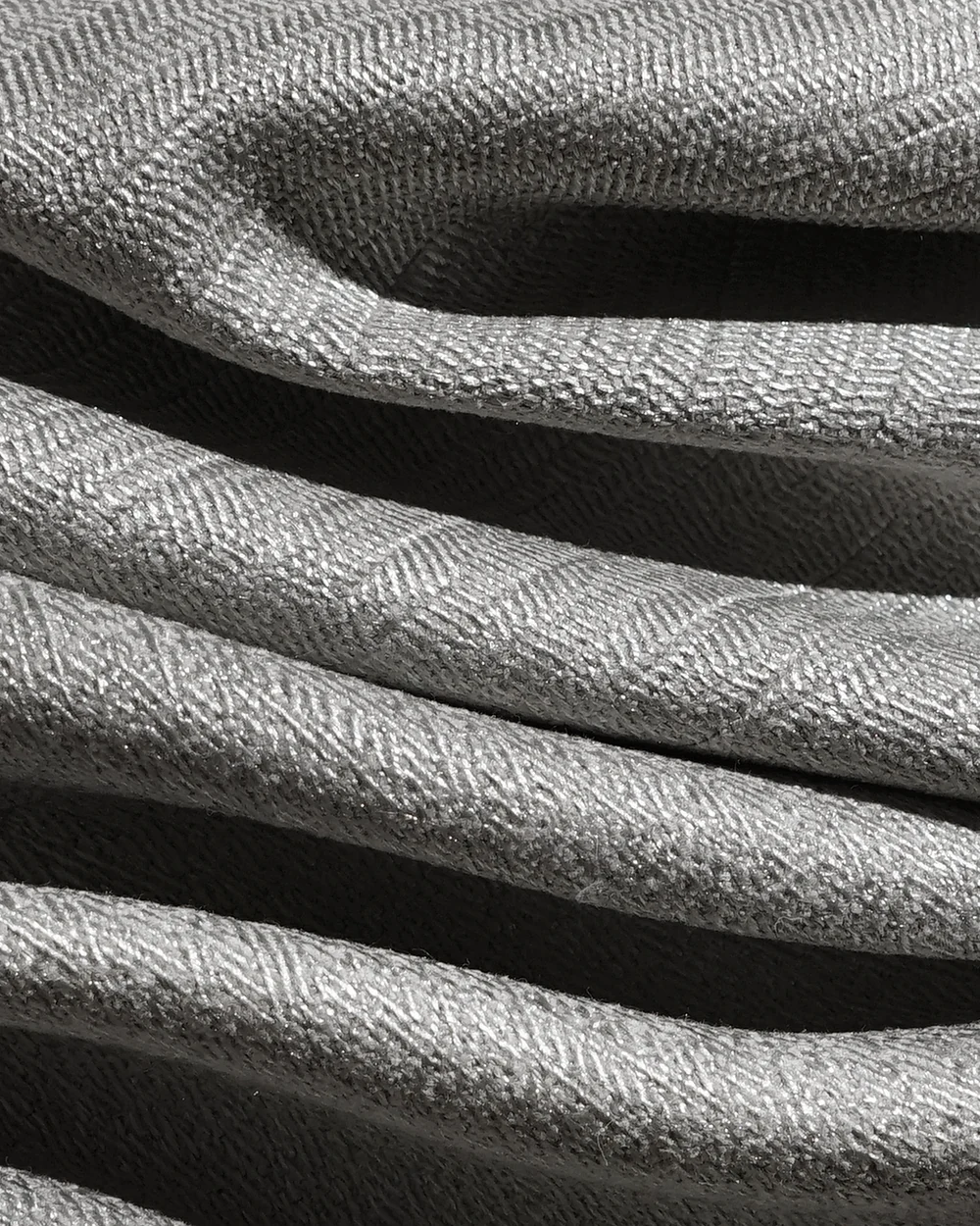 Macro detail of a Sarom woven fabric